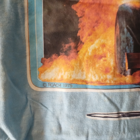 Original‎ 1970s Hal Roach Dragster With Flames T-shirt - Picture 4 of 7